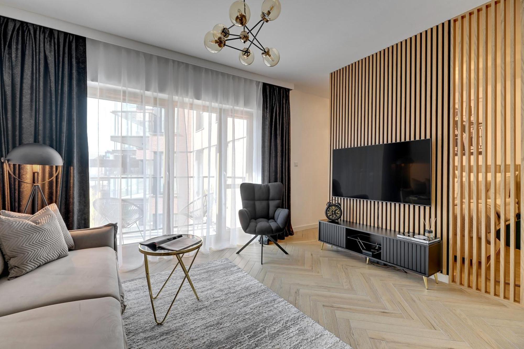 Nadmotlawie Estate Gym, Sauna & Parking By Downtown Apartments Gdansk Dış mekan fotoğraf