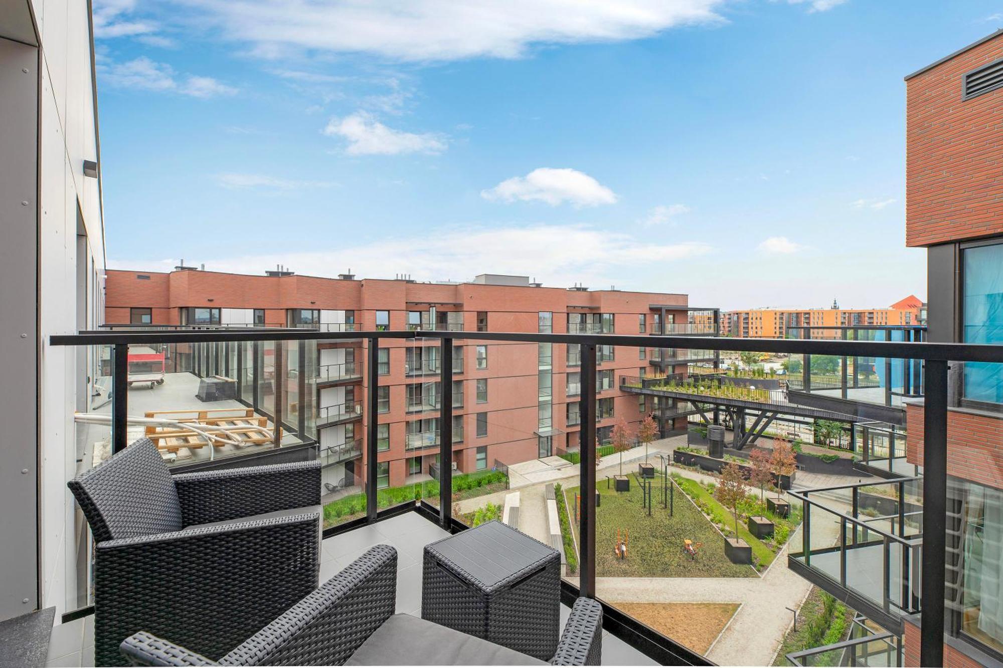 Nadmotlawie Estate Gym, Sauna & Parking By Downtown Apartments Gdansk Dış mekan fotoğraf