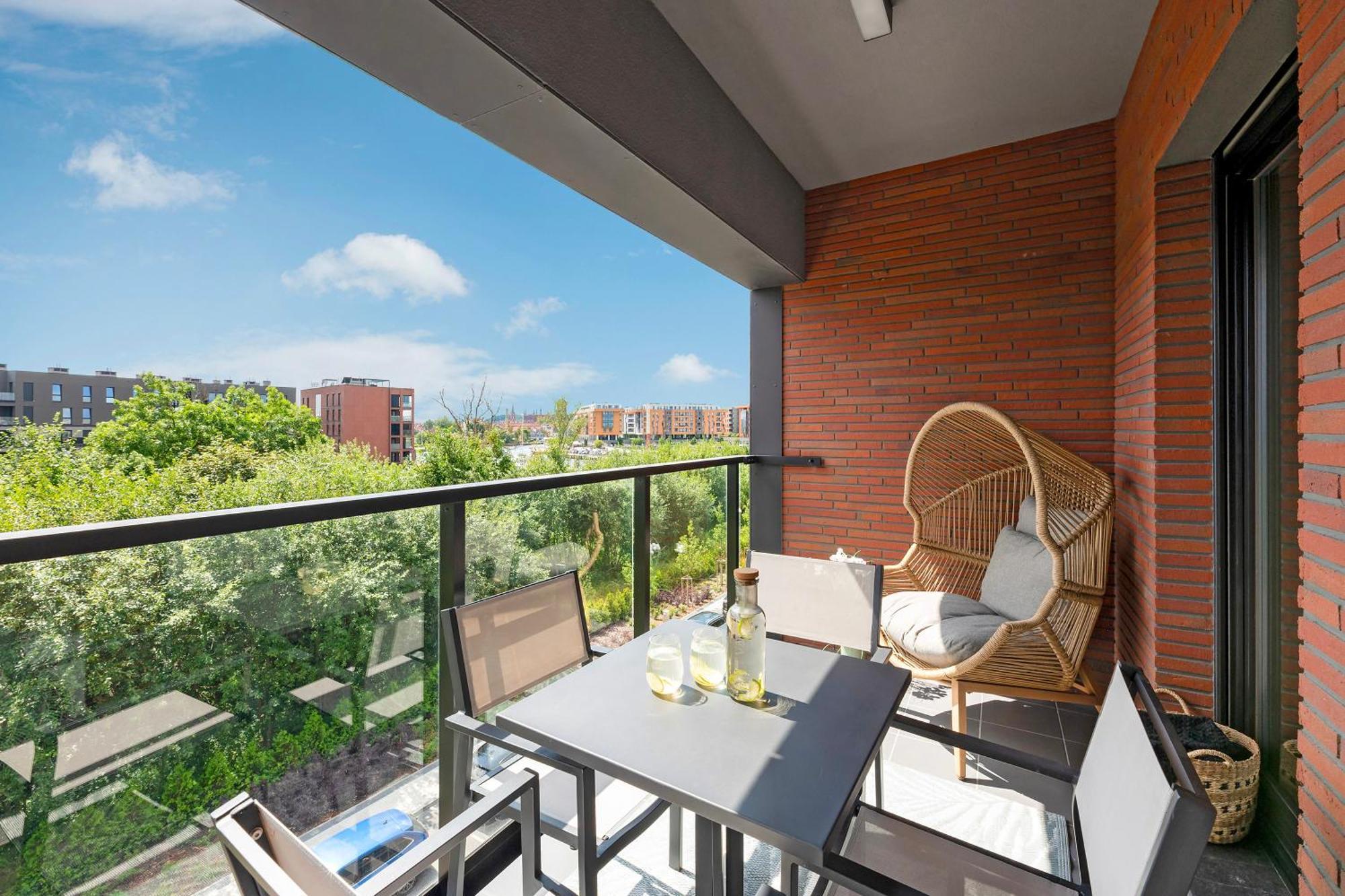 Nadmotlawie Estate Gym, Sauna & Parking By Downtown Apartments Gdansk Dış mekan fotoğraf