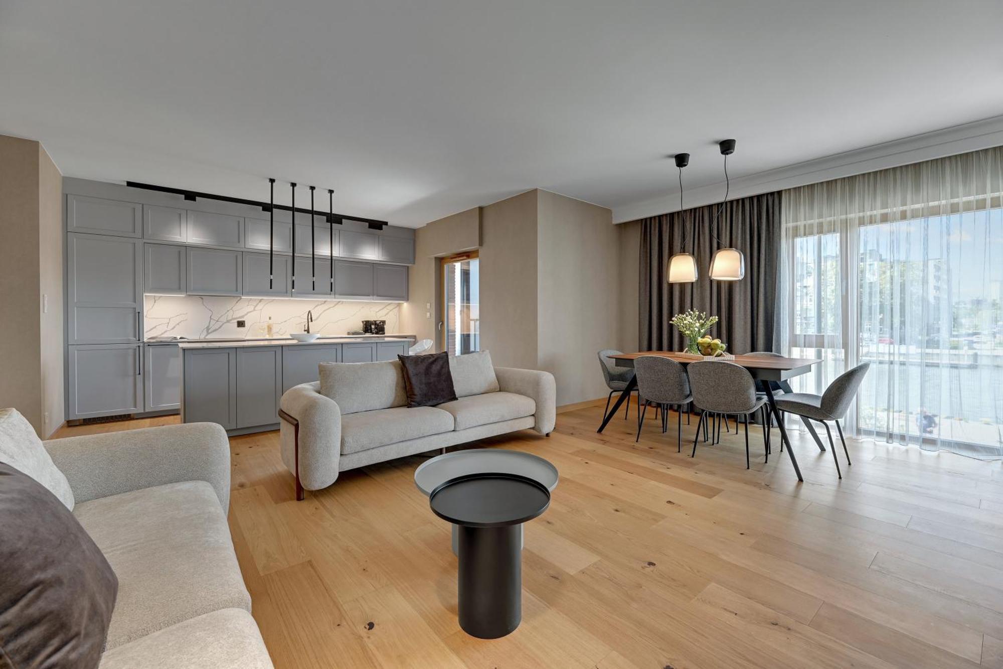 Nadmotlawie Estate Gym, Sauna & Parking By Downtown Apartments Gdansk Dış mekan fotoğraf